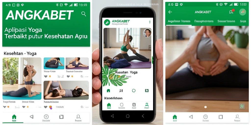 Tampilan antarmuka ANGKABET yang menarik dan fungsi Yoga yang lengkap.