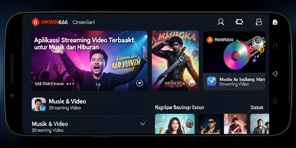 Tampilan antarmuka aplikasi MKWIN666 yang user-friendly dan menarik.